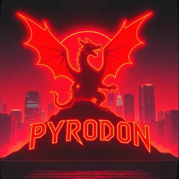 Neonowy smok Pyrodon